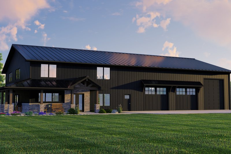 House Design - Farmhouse Exterior - Front Elevation Plan #1064-193