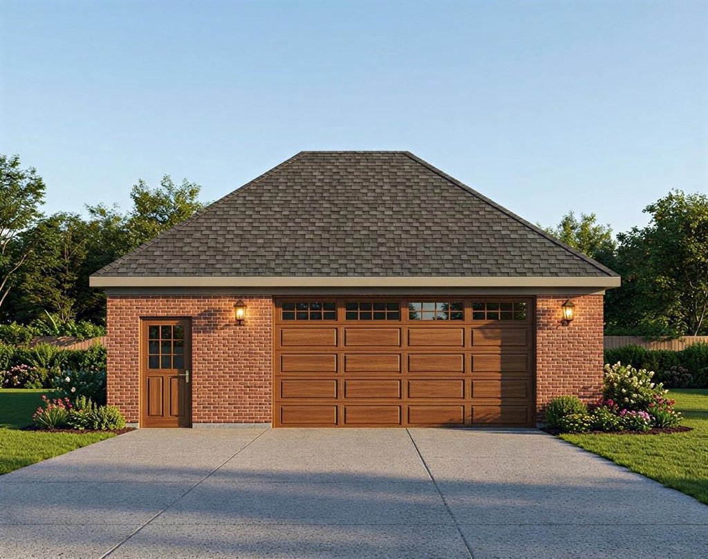 Exterior - Front Elevation 2 for Traditional House Plan #22-450, 0 bath