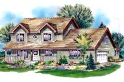 Country Style House Plan - 5 Beds 3 Baths 2150 Sq/Ft Plan #18-288 