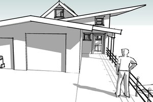 Exterior - Other Elevation for Modern House Plan #902-4 - 4 bed, 4 bath