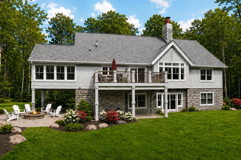 Home Plan - Exterior - Rear Elevation 2 for European House Plan #928-156 - 3 bed, 2.5 bath