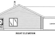 Ranch Style House Plan - 3 Beds 2 Baths 1512 Sq/Ft Plan #117-576 Exterior 