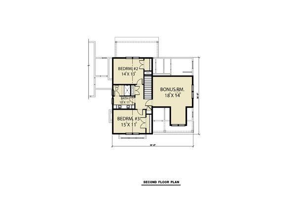 Architectural House Design - Farmhouse Floor Plan - Other Floor Plan #1070-69