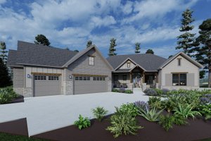 Traditional Exterior - Front Elevation Plan #1069-33