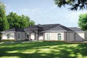 Adobe / Southwestern Style House Plan - 4 Beds 4 Baths 3186 Sq/Ft Plan #1-790 