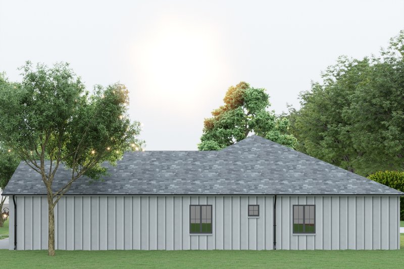 Dream House Plan - Exterior - Other Elevation for Ranch House Plan #1112-7 - 4 bed, 3 bath
