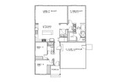 Cottage Style House Plan - 3 Beds 2 Baths 1616 Sq/Ft Plan #515-44 