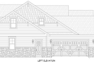 Exterior - Other Elevation for Traditional House Plan #932-1064 - 4 bed, 4.5 bath