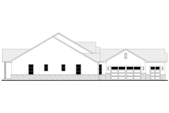 Exterior - Other Elevation 1 for Southern House Plan #430-321 - 3 bed, 3.5 bath