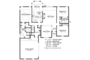 Traditional Style House Plan - 3 Beds 2 Baths 2154 Sq/Ft Plan #424-72 