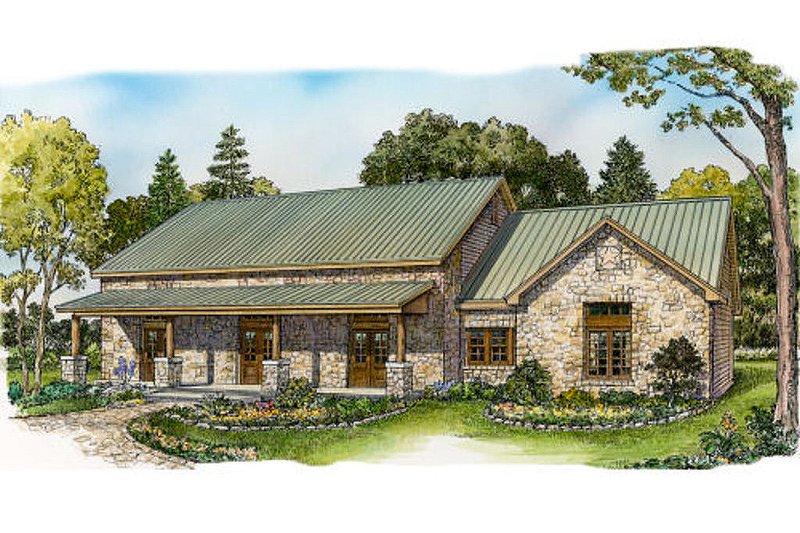Ranch Style House Plan - 3 Beds 2 Baths 2136 Sq/Ft Plan #140-153