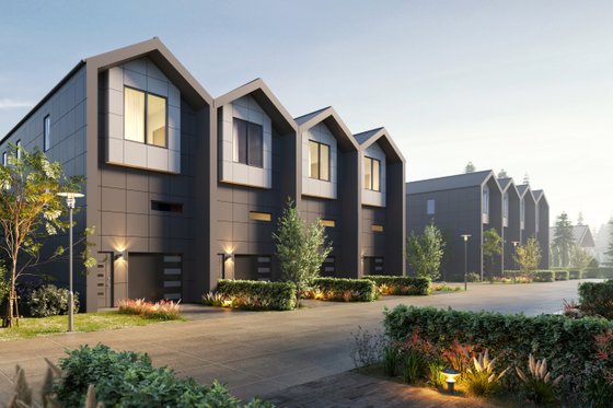 Exterior - Rear Elevation for Modern House Plan #1066-263 - 8 bed, 10 bath