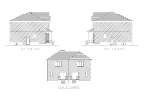 Exterior - Other Elevation House Plan #138-365 - 3 bed, 1.5 bath