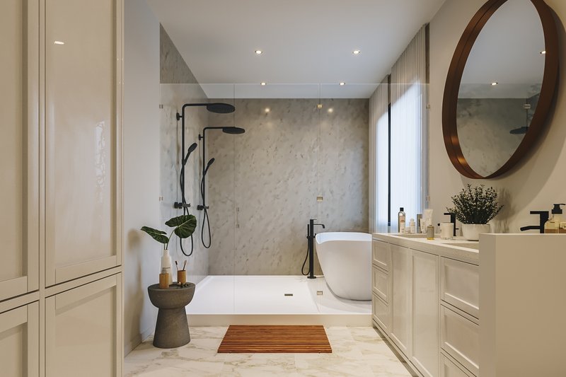 Dream House Plan - Interior - Bathroom for Modern House Plan #23-2799 - 5 bed, 3.5 bath
