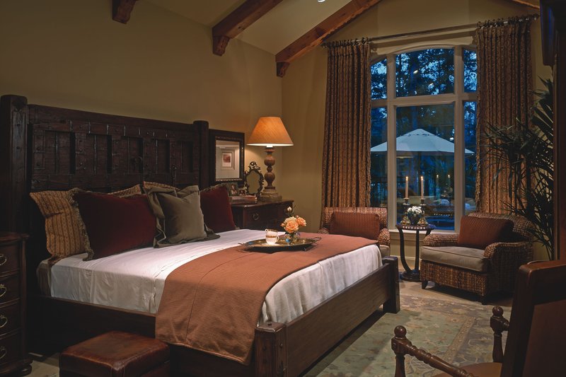 Architectural House Design - Interior - Master Bedroom for Mediterranean House Plan #20-2157 - 4 bed, 5 bath
