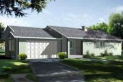 Ranch Style House Plan - 3 Beds 2 Baths 1265 Sq/Ft Plan #1-1072 