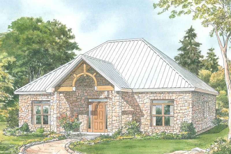 Country Style House Plan - 2 Beds 2.5 Baths 1256 Sq/Ft Plan #140-163