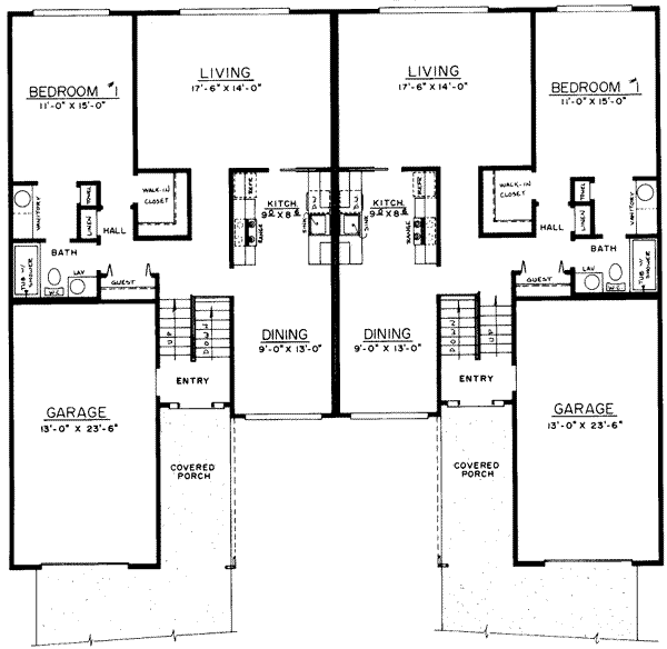 Traditional Floor Plan - Main Floor Plan #303-181