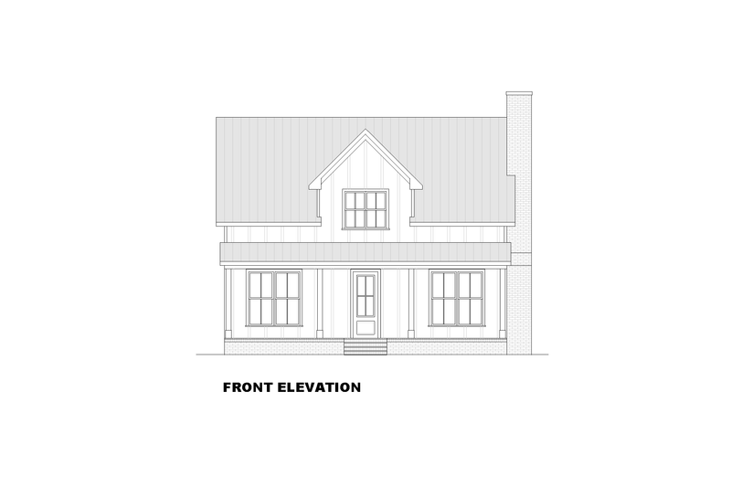 Architectural House Design - Exterior - Front Elevation 5 for Farmhouse House Plan #1117-32 - 3 bed, 2.5 bath