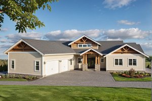 Home Plan - Exterior - Front Elevation for Craftsman House Plan #117-1085 - 3 bed, 2.5 bath