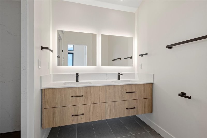 House Blueprint - Interior - Bathroom 7 for Contemporary House Plan #1070-237 - 2 bed, 2.5 bath