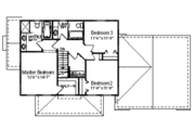 Craftsman Style House Plan - 3 Beds 2.5 Baths 1840 Sq/Ft Plan #49-109 