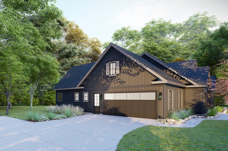 Dream House Plan - Exterior - Other Elevation 2 for Farmhouse House Plan #1094-12 - 3 bed, 2 bath