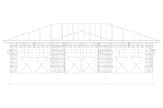 Exterior - Front Elevation 5 for Traditional House Plan #1060-373, 0 bath