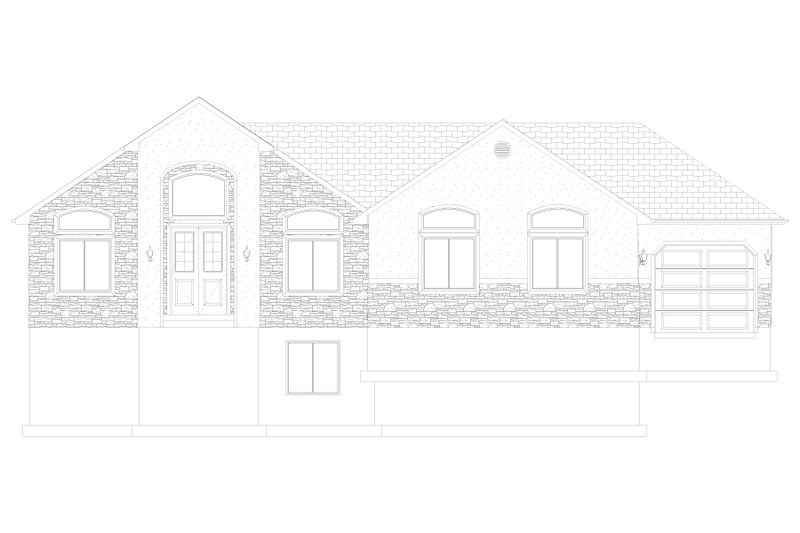House Design - Exterior - Front Elevation 6 for Craftsman House Plan #1060-261 - 2 bed, 2 bath