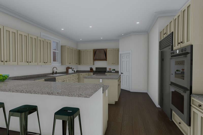 Architectural House Design - Interior - Kitchen 2 for Craftsman House Plan #1060-237 - 2 bed, 3 bath