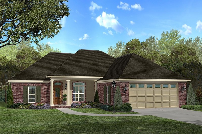 Dream House Plan - Traditional Exterior - Front Elevation Plan #430-26