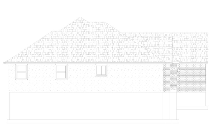 Home Plan - Exterior - Other Elevation 1 for Ranch House Plan #1060-185 - 3 bed, 2 bath