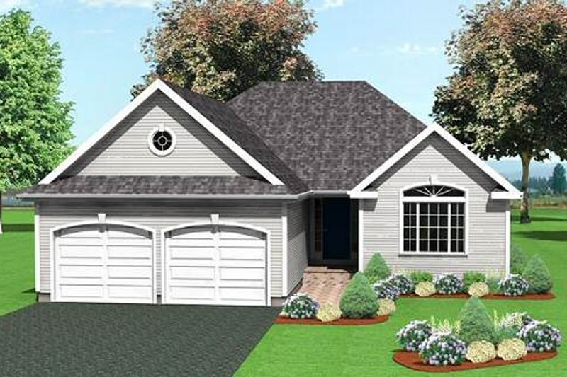 Traditional Style House Plan - 3 Beds 2 Baths 1697 Sq/Ft Plan #75-186