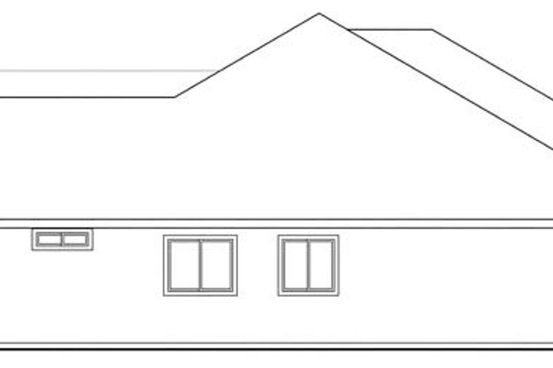 House Blueprint - Exterior - Other Elevation 1 for Traditional House Plan #124-870 - 3 bed, 2.5 bath