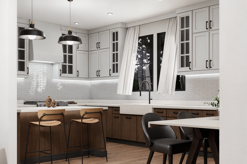 Home Plan - Interior - Kitchen 1 for Farmhouse House Plan #54-673 - 3 bed, 2 bath