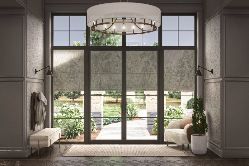House Blueprint - Interior - Entry 1 for Modern House Plan #455-464 - 5 bed, 4.5 bath