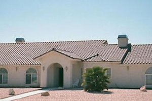 Mediterranean Exterior - Front Elevation Plan #1-527