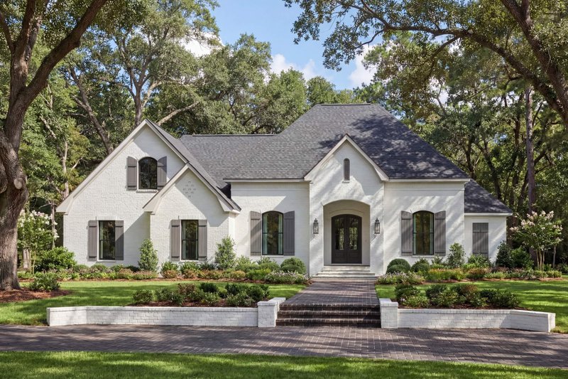 House Plan Design - Exterior - Front Elevation 3 for European House Plan #430-94 - 3 bed, 2 bath