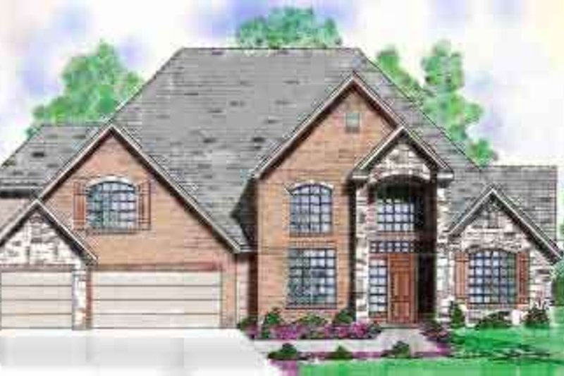 Home Plan - European Exterior - Front Elevation Plan #52-168