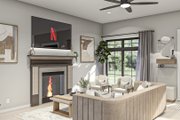 Traditional Style House Plan - 3 Beds 2.5 Baths 1463 Sq/Ft Plan #455-545 