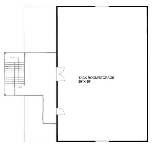 Country Floor Plan - Upper Floor Plan #117-662