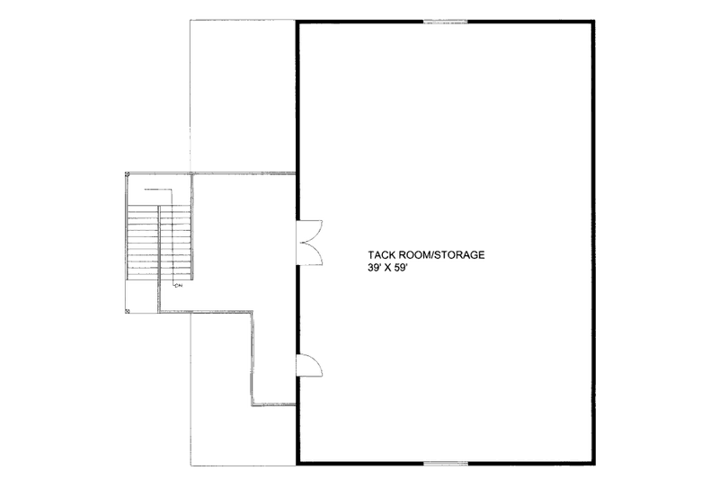 Home Plan - Floor Plan - Upper Floor for Country House Plan #117-662, 1 bath