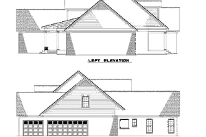 Exterior - Other Elevation for Ranch House Plan #17-2050 - 5 bed, 5 bath