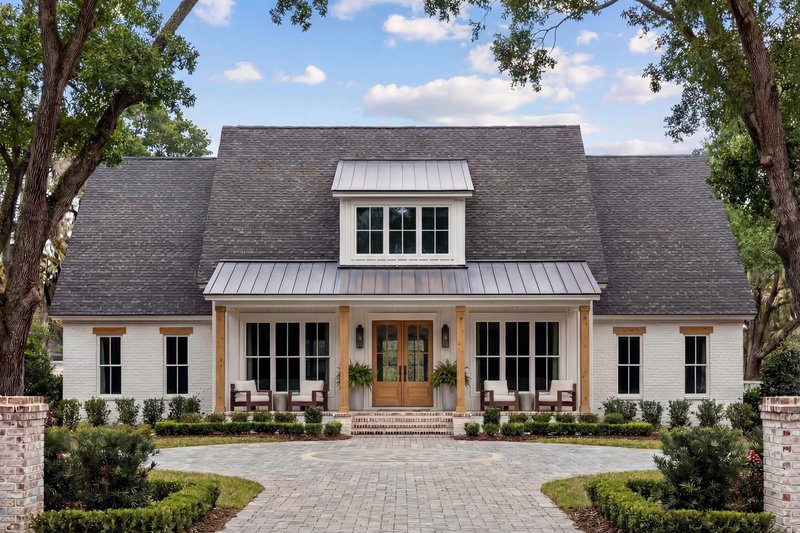 House Plan Design - Exterior - Front Elevation 5 for Farmhouse House Plan #430-366 - 4 bed, 3 bath