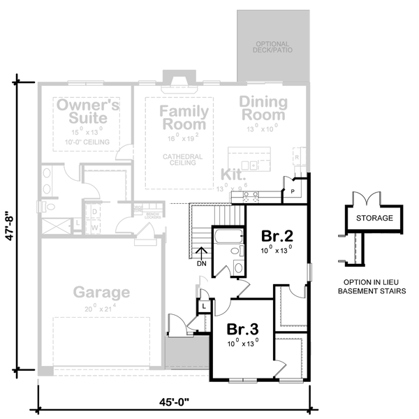Contemporary Floor Plan - Other Floor Plan #20-2573