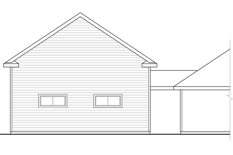 Home Plan - Exterior - Rear Elevation for Traditional House Plan #124-990, 0 bath