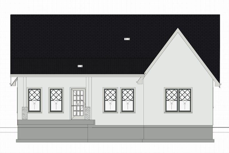 House Plan Design - Photo 23 for Farmhouse House Plan #1109-16 - 3 bed, 2 bath