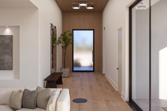 Interior - Entry for Modern House Plan #455-731 - 3 bed, 2.5 bath