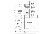 Cottage Style House Plan - 3 Beds 2 Baths 1356 Sq/Ft Plan #20-2193 