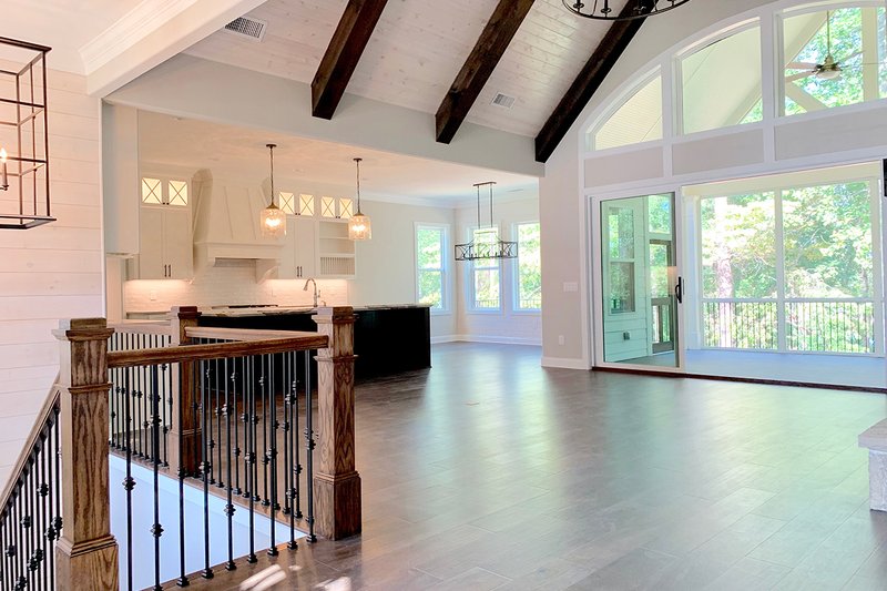 House Blueprint - Interior - Family Room 2 for Craftsman House Plan #437-116 - 4 bed, 4 bath